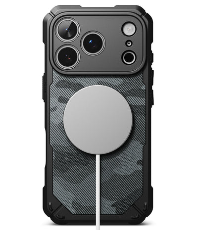 iPhone 18 Pro Max Back Cover Case| Rugged Gear Magnetic Bumper - Camo Black