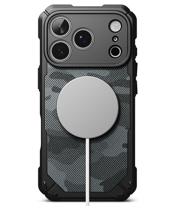iPhone 18 Pro Max Back Cover Case| Rugged Gear Magnetic Bumper - Camo Black