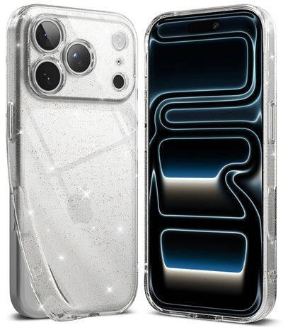 iPhone 18 Pro Back Cover Case | Air - Glitter Clear