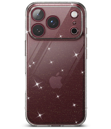 iPhone 18 Pro Back Cover Case | Air - Glitter Clear