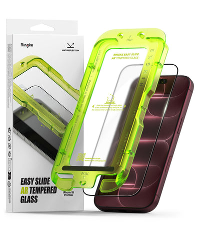 iPhone 18 Pro Screen Protector Guard with Easy Installation Tool, Easy Slide Anti Reflection / Anti Glare Glass | Tempered Glass (1 Pack)