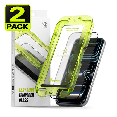 iPhone 18 Pro Screen Protector Guard with Easy Installation Tool, Easy Slide Glass | Tempered Glass (2 Pack)