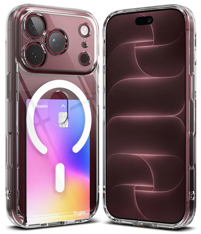 iPhone 18 Pro Back Cover Case | Fusion Card Magnetic- Clear