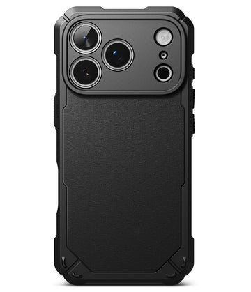 iPhone 18 Pro Max Back Cover Case | Rugged Gear Bumper - Black