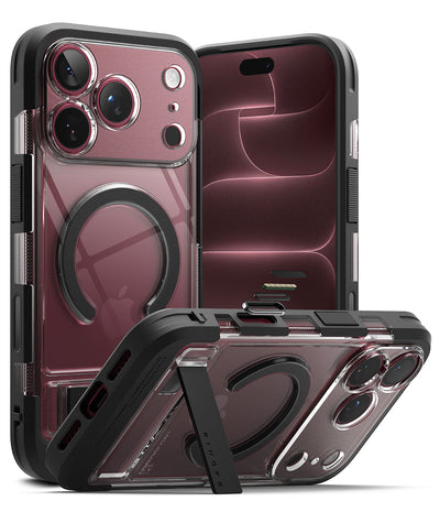 iPhone 18 Pro Back Cover Case | UX Magnetic With Kickstand - Clear