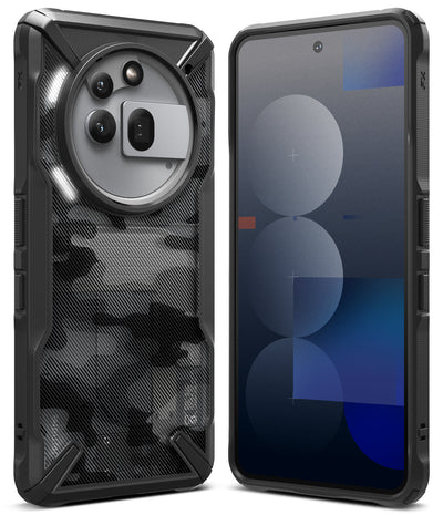 Nothing Phone 3a Pro Back Cover Case | Fusion-X  - Camo Black
