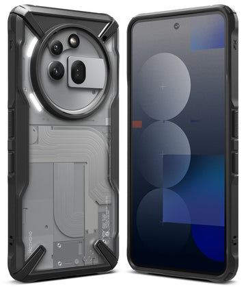 Nothing Phone 3a Pro  Back Cover Case | Fusion-X - Black