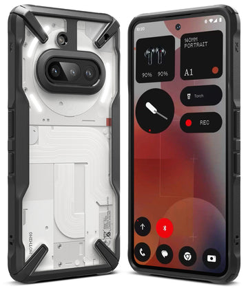 Nothing Phone 3a Back Cover Case | Fusion-X - Black