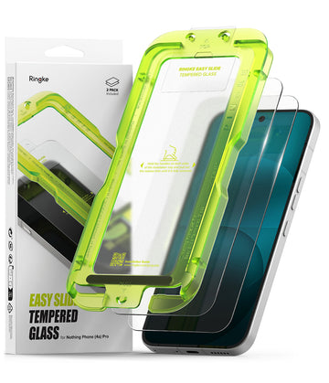 Nothing Phone (4a) Pro Screen Protector Easy Slide Tempered Glass - [2 Pack]