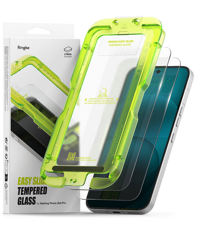 Nothing Phone (4a) Pro Screen Protector Easy Slide Tempered Glass - [2 Pack]