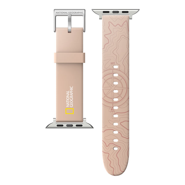 Nat Geo 22mm (Apple Watch 42/44/45) |Smart Watch Strap (Apple Watch)-Topo Pink