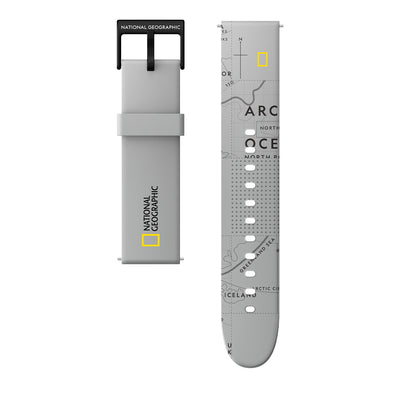 Nat Geo 20mm (Galaxy Watch) |Smart Watch Strap-Grid Grey