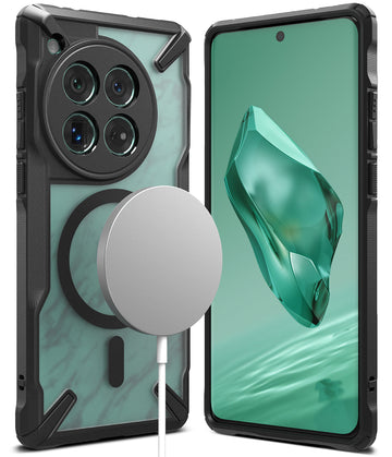 OnePlus 12 Back Cover Case | Fusion-X Magnetic Matte - Matte Black