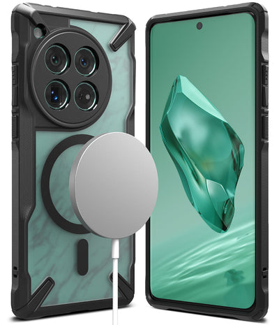 OnePlus 12 Back Cover Case | Fusion-X Magnetic Matte - Matte Black