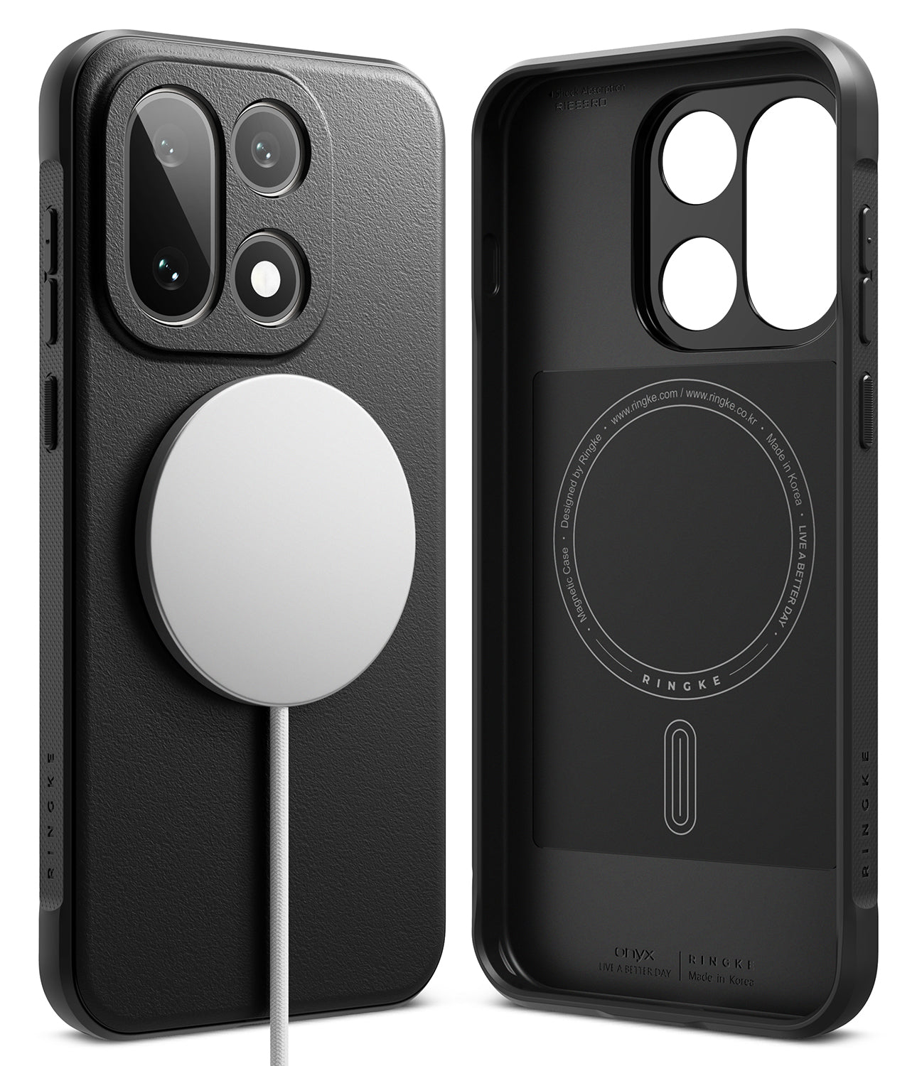 OnePlus 15 Back Cover Case | Onyx Magnetic - Black