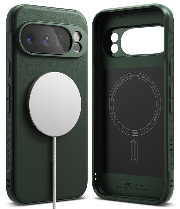 Google Pixel 10 Pro XL Back Cover Case | Onyx Magnetic -  Dark Green