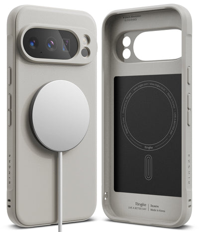 Google Pixel 10 Pro XL Back Cover Case | Onyx Magnetic - Warm Gray