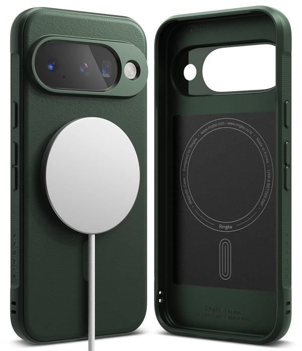Google Pixel 10 Back Cover Case | Onyx Magnetic - Dark Green