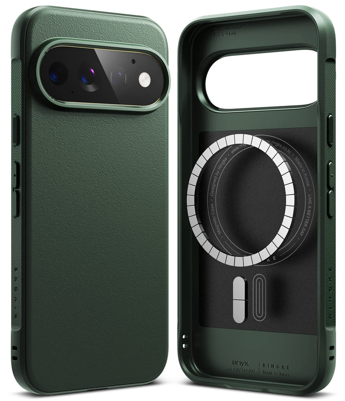 Google Pixel 11 Pro Back Cover Case | Onyx Magnetic - Dark Green