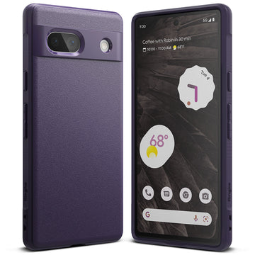 Google Pixel 7a Back Cover Case | Onyx  - Purple