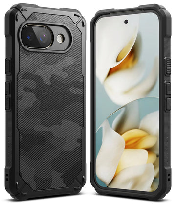 Google Pixel 9a Back Cover Case | Rugged Gear - Camo Black