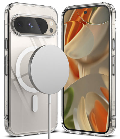 Google Pixel 9 Pro/Pixel 9 Back Cover Case | Fusion Magnetic - Clear