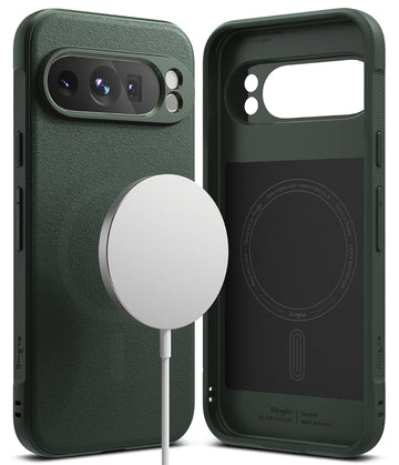 Google Pixel 9 Pro XL Back Cover Case | Onyx Magnetic - Dark Green