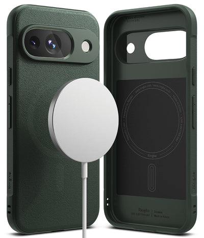 Google Pixel 9 Back Cover Case | Onyx Magnetic - Dark Green