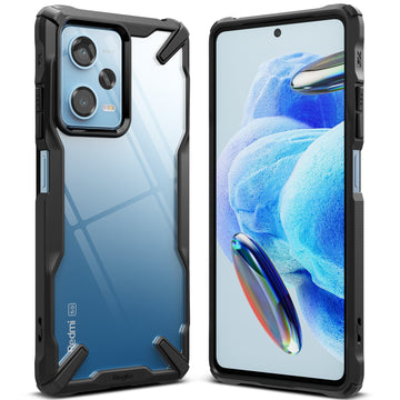 Redmi Note 12 Pro 5G / Poco X5 Pro 5G Back Cover Case | Fusion X - Black