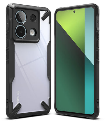 Redmi Note 13 Pro 5G / Poco X6 5G Back Cover Case | Fusion X - Black