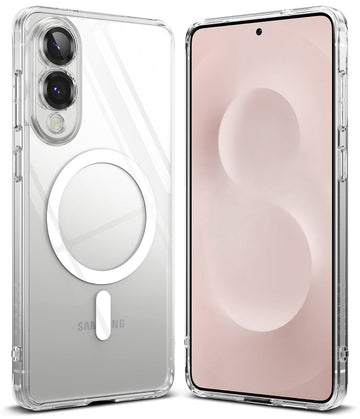Samsung Galaxy S25 Edge Back Cover case | Fusion Magnetic - Clear