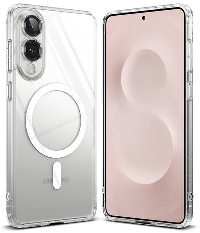 Samsung Galaxy S25 Edge Back Cover case | Fusion Magnetic - Clear