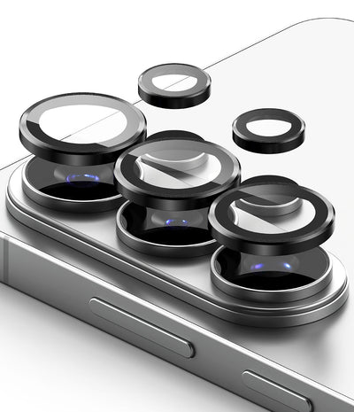 Samsung Galaxy S26 Ultra  Camera Lens Frame Glass Protector - Black (2 Pack)