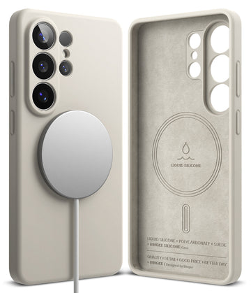 Samsung Galaxy S26 Ultra Back Cover Case | Silicone Magnetic - Stone