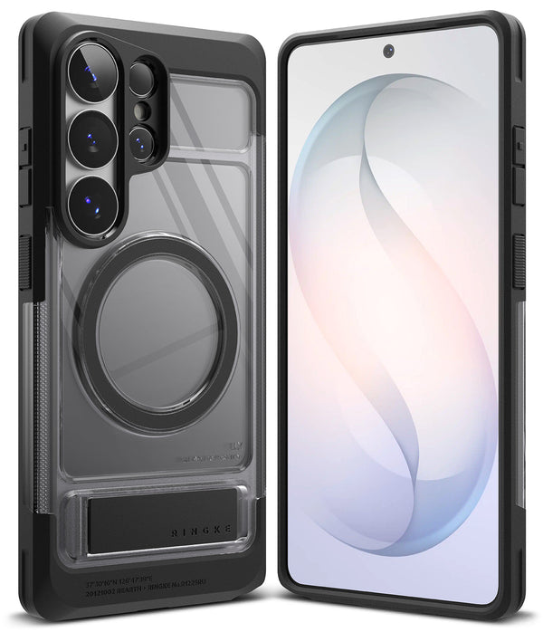 Samsung Galaxy S26 Ultra Back Cover Case | UX Magnetic With Kickstand - Smoke Black