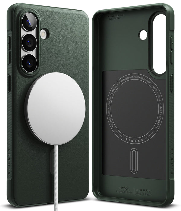 Samsung Galaxy S26 Back Cover Case | Onyx Magnetic - Dark Green