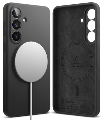 Samsung Galaxy S26 Back Cover Case | Silicone Magnetic - Black