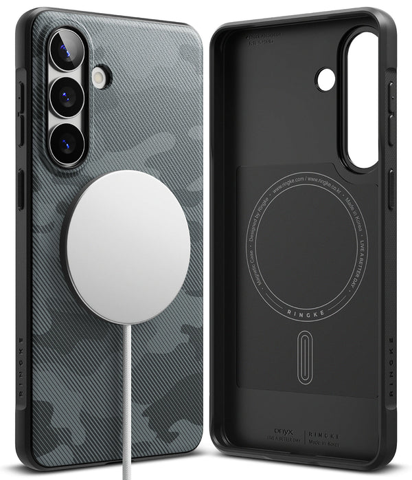 Samsung Galaxy S26 Plus Back Cover Case | Onyx Magnetic - Camo Black