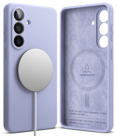 Samsung Galaxy S26 Plus Back Cover Case | Silicone Magnetic - Lavender