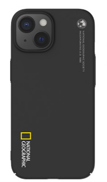 Nat Geo iPhone 15 Plus Back Cover Case | Nature Color Slim Fit Case  (Black)
