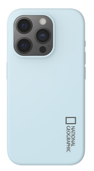 Nat Geo iPhone 15 Pro Back Cover Case |  Silicone Case (Mint)