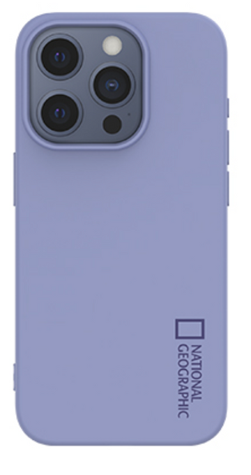 Nat Geo iPhone 15 Pro Max Back Cover Case | Palette Color Case - (Lilac Purple)