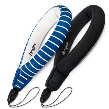 Water Proof Floating Strap | Navy Stripes + Black - 2 pack