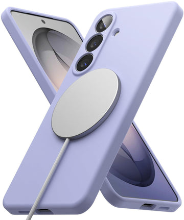 Samsung Galaxy S26 Plus Back Cover Case | Silicone Magnetic - Lavender