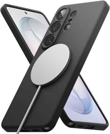 Samsung Galaxy S26 Ultra Back Cover Case | Silicone Magnetic - Black