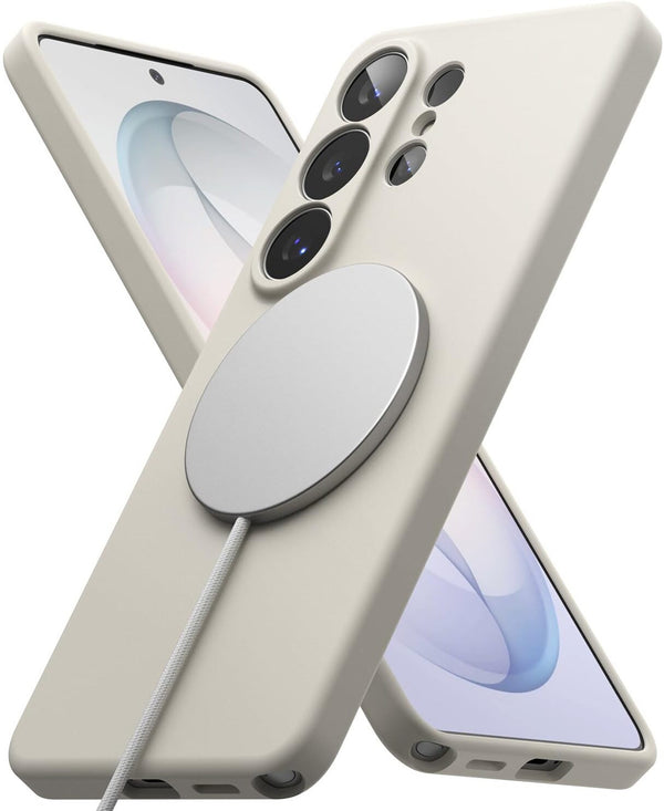 Samsung Galaxy S26 Ultra Back Cover Case | Silicone Magnetic - Stone