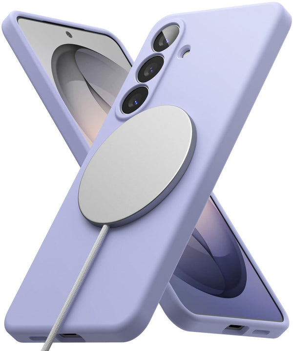 Samsung Galaxy S26 Back Cover Case | Silicone Magnetic - Lavender