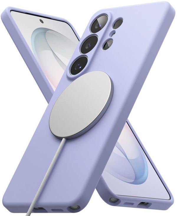 Samsung Galaxy S26 Ultra Back Cover Case | Silicone Magnetic - Lavender