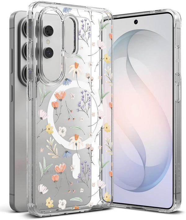 Samsung Galaxy S26 Ultra Back cover case | Fusion Design Magnetic - Dry Flowers