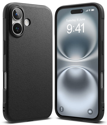 iPhone 16 Back Cover Case | Onyx - Black
